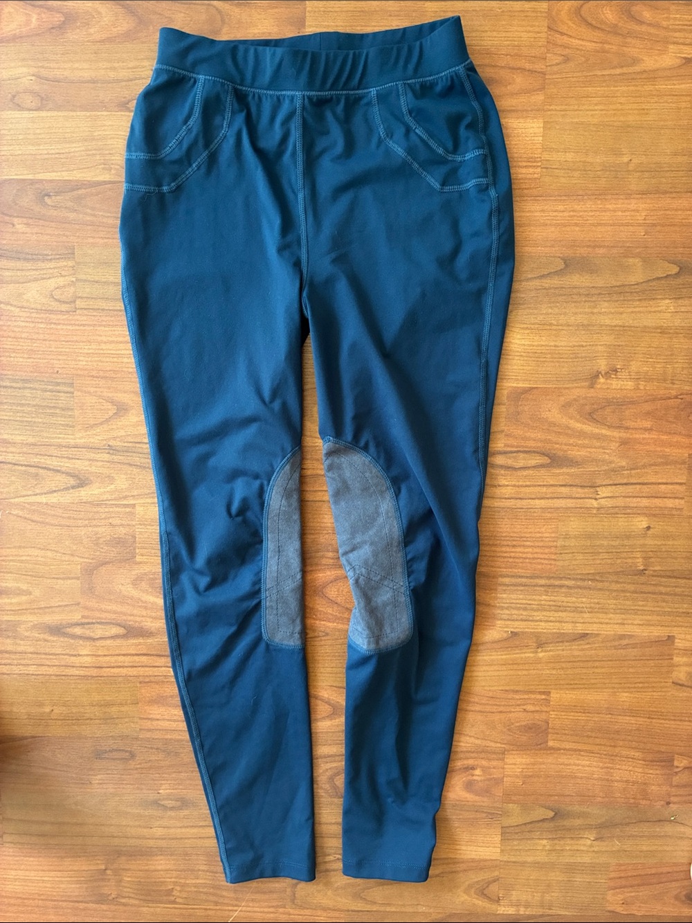 FitsT4 Girls Navy Riding Tights - Equestrian
